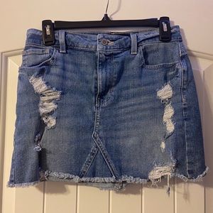 Hollister denim skirt